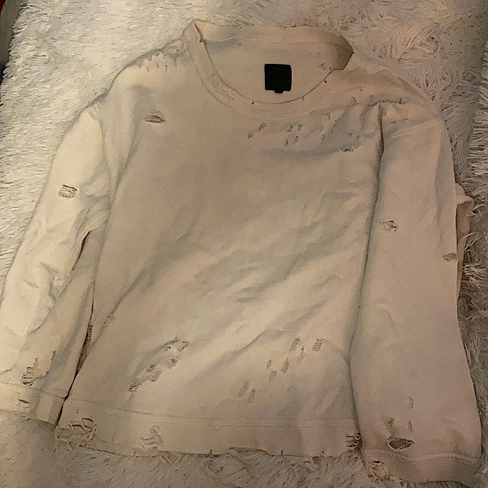 RtA distressed long sleeve shirt